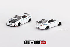 (Pre-Order) 1/64 Mini GT KHMG113 Nissan Skyline GT-R (R33) GReddy GR33 White RHD