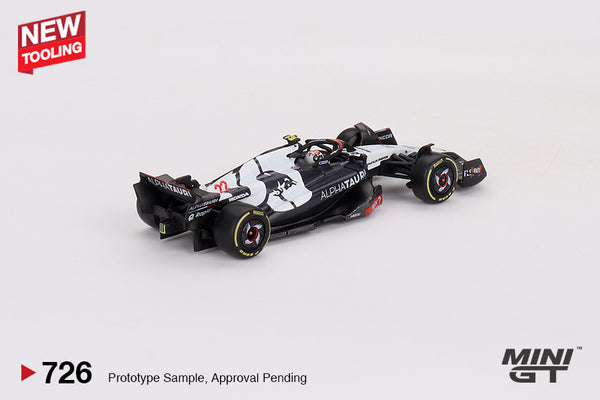 Pre-Order) 1/64 Mini GT MGT00726-L AlphaTauri AT04 #22 Yuki