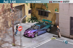 (Pre-Order) 1/64 Fuji FNSR34PB Nissan Skyline GT-R R34 Nismo Z-Tune Purple-Blue Gradient