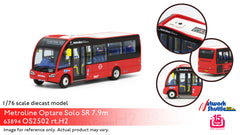 1/76 Metroline Optare Solo SR 7.9m - OS2502 rt.H2