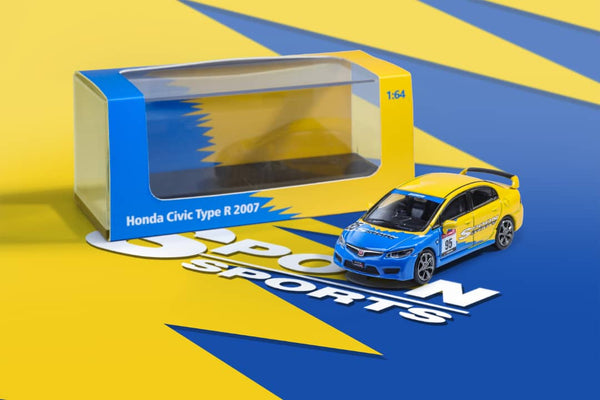 TM 1:64 JDM Civic Type R FD2 #95 Spoon Racing Sports Model