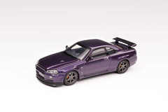 (Pre-Order) 1/64 Motorhelix M63401 Nissan Skyline GT-R R34 V Spec II Midnight Purple