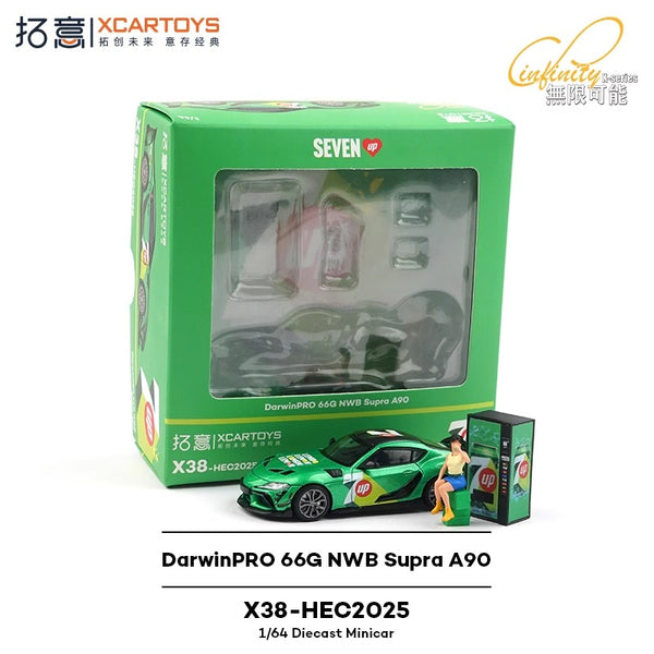 1/64 XCarToys X38-HEC2025 DarwinPro 66G NWB Supra A90 7up