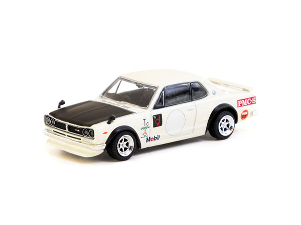 1/64 Tarmac T64G-043-WH2 Nissan Skyline 2000 GT-R (KPGC10) White