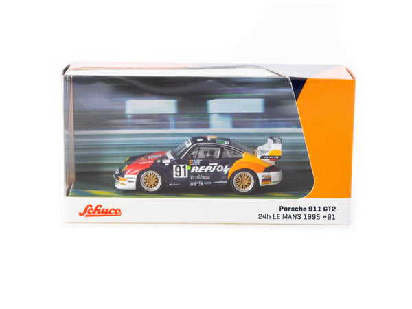 1/64 Tarmac T64S-004-REP Porsche 911 GT2 24h LE MANS 1995 #91