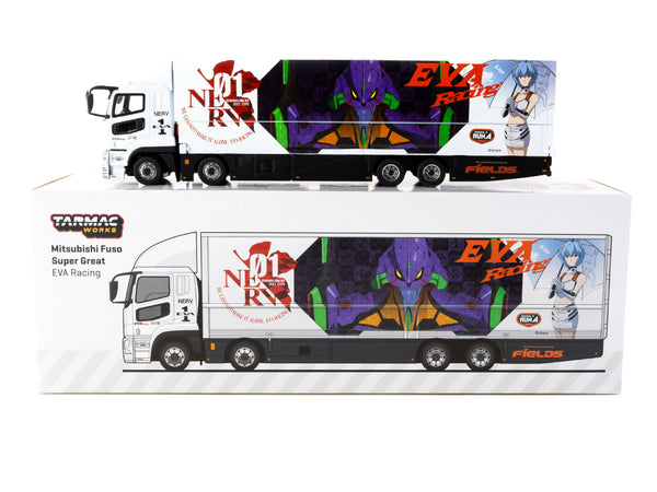 1/64 Tarmac T64T-TL001-EVA Mitsubishi Fuso Super Great EVA Racing