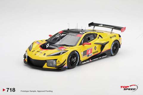 (Pre-Order) 1/18 Top Speed TS0718 Chevrolet Corvette Z06 GT3.R #4 Corvette Racing by Pratt Miller Motorsports 2026 IMSA Daytona 24 Hrs