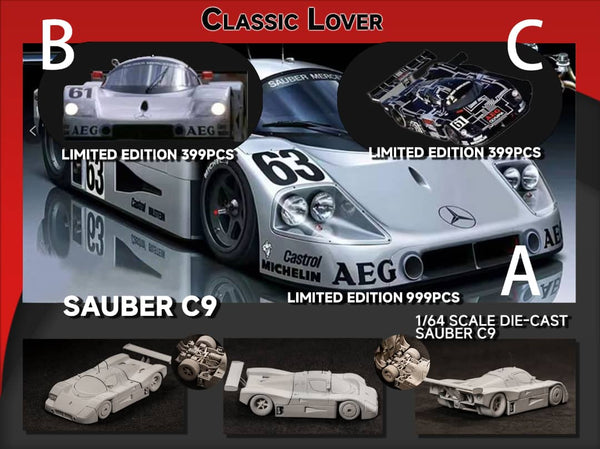 Pre-Order) 1/64 Classic Lover CLSC9#63 Sauber C9 24 Hours of Le