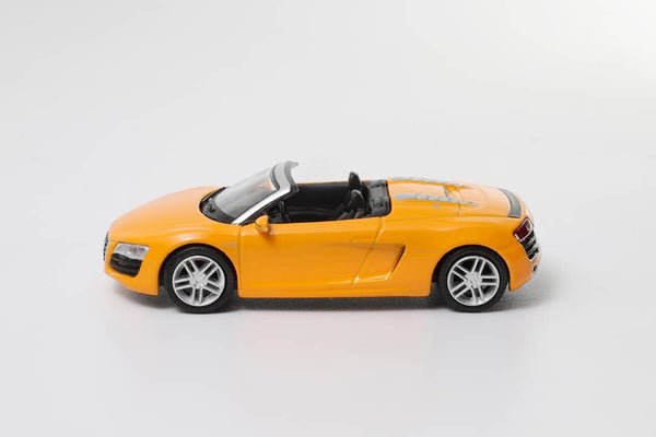 Audi R8 Spyder V10 イエロー ミニカー 1/43 1/64 Shadow 225 Audi R8 V10 Spyder Yellow LHD – Network Shuttle