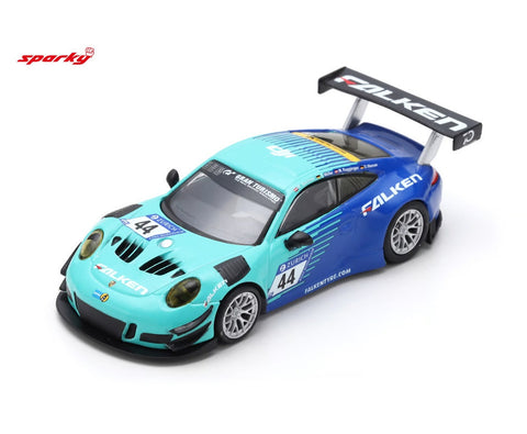 (Pre-Order) 1/64 Sparky Y120 Porsche 911 GT3 R #44 Falken Motorsports 24H Nürburgring 2018 K. Bachler/ S. Müller/ M. Ragginger/ D. Werner