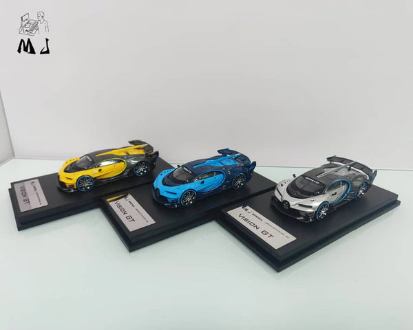 MJ モデル 1/64 ブガッティ ビジョン GT 黄色 s-l400.jpg