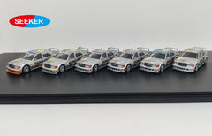 1/64 Seeker SMB190EBS Mercedes-Benz 190E W201 2.5-16 Evo Berlin 2000 6-Car Set