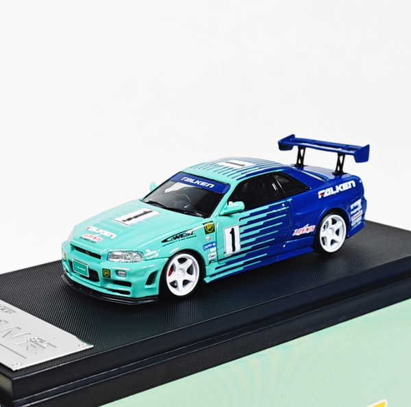 1/64 Fast & Speed FSNSR34F Nissan Skyline GT-R R34 Falken #1