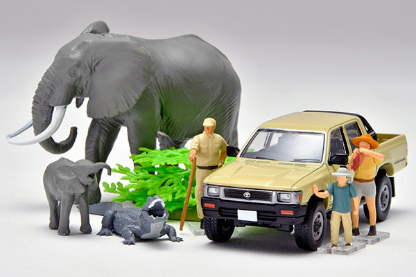 1/64 Tomytec Diorama Collection64 #CarSnap29a Safari 2 w/ Toyota
