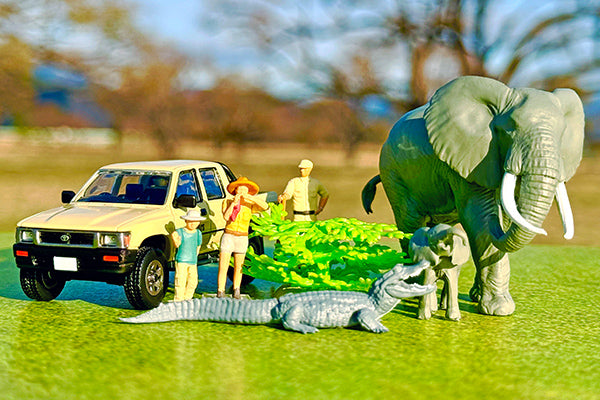 1/64 Tomytec Diorama Collection64 #CarSnap29a Safari 2 w/ Toyota