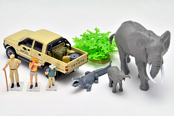1/64 Tomytec Diorama Collection64 #CarSnap29a Safari 2 w/ Toyota