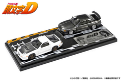 1/64 Modeler's MD64202 Initial D Set Vol.2 Ryosuke Takahashi's RX-7 (FC3S) & Rin Hojo's Skyline GT-R (BNR32)