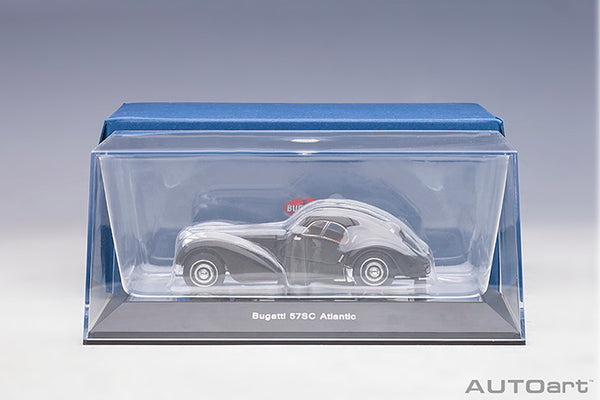 AutoArt 1/43 Bugatti Type 57SC Atlantic Noir - Roues à Disque - TA120