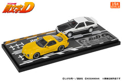 1/64 Modeler's MD64210 Initial D Set Vol.10 Keisuke Takahashi's RX-7 (FD3S) & Wataru Akiyama's Levin (AE86)