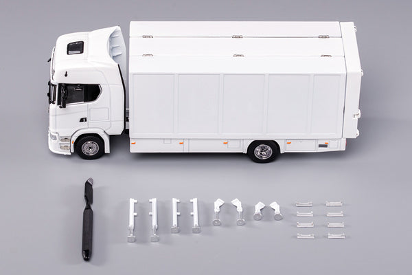 1/64 GCD 65 Scania S730 White LHD – Network Shuttle Diecast