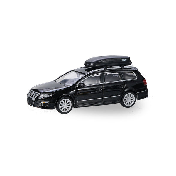 NEW 1/64 VOLKSWAGEN Passat R36 Wagon Black/Blue