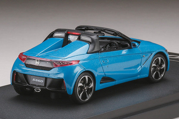 1/43 MARK 43 PM4331BL Honda S660α Premium Beach Blue Pearl