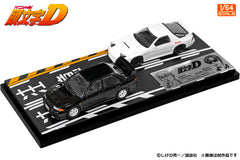 1/64 Modeler's MD64217 Initial D Set Vol.17 Sudo Kyoichi Lancer Evolution 3 & Takahashi Ryosuke RX-7 (FC3S)