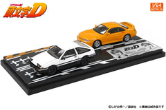 1/64 Modeler's MD64219 Initial D Set Vol.19 Nakamura Kenta Silvia (S14) & Fujiwara Takumi Trueno (AE86)