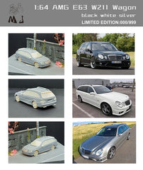 (Pre-Order) 1/64 MJ Model MJMAE63W Mercedes-AMG E63 W211 Wagon White