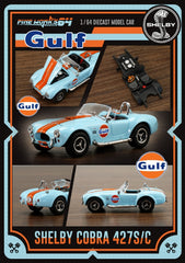 (Pre-Order) 1/64 FineWorks64 FWACC427CG Shelby Cobra 427 Convertible Gulf LHD