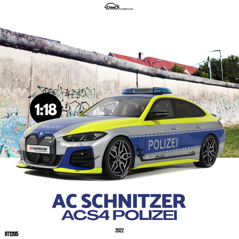 (Pre-Order) 1/18 OttOmobile OT1205 AC Schnitzer ACS4 2022 Polizei