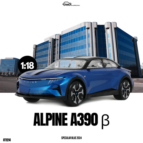 (Pre-Order) 1/18 OttOmobile OT1214 Alpine A390 β 2024 Specular Blue