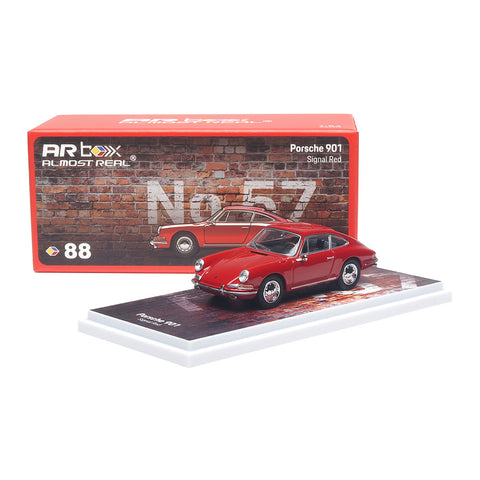 (Pre-Order) 1/64 Almost Real 641002001 Porsche 901 Signal Red