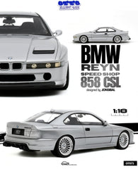 (Pre-Order) 1/18 OttOmobile OT1173 BMW Reyn Speed Shop 858 CSL designed by Jonsibal 2024 Chrome Shadow Metallic