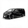 (Pre-Order) 1/64 Model Model MM64-ALPHARD-001 Toyota Alphard Customized Version Black