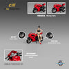 (Pre-Order) 1/64 CM Model CM64-F3ROSSO-01 MV Agusta F3 Rosso Red w/ Figurine