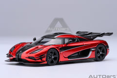 1/64 AUTOART 20040 Koenigsegg One:1 Apple Red/ Carbon