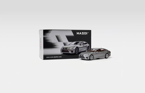 (Pre-Order) 1/64 Massdi LEX1101 Lexus LS500h Matte Silver