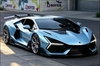 (Pre-Order) 1/64 Alloy Art AALRIB Lamborghini Revuelto Duke Ice Blue