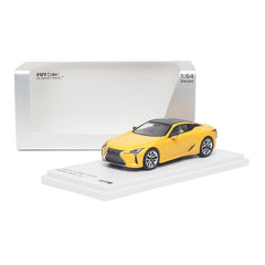 (Pre-Order) 1/64 Almost Real 670304001 Lexus LC500 2018 Naples Yellow CL