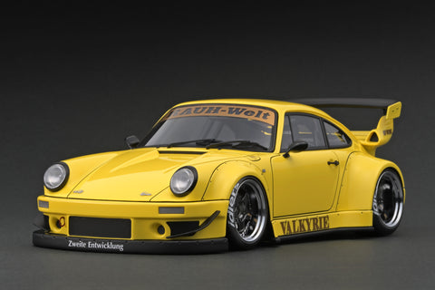 (Pre-Order) 1/18 Ignition Model IG2482 RWB 930 Yellow w/ RWB 964 Engine