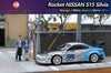 (Pre-Order) 1/64 Focal Horizon FHNSS15WB Rocket Bunny Nissan Silvia S15 White-Blue