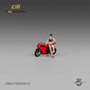 (Pre-Order) 1/64 CM Model CM64-F3ROSSO-01 MV Agusta F3 Rosso Red w/ Figurine