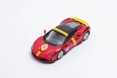 1/64 XF Model XFFF8RY#50 Ferrari F8 Tributo Red/ Yellow #50 LHD