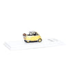 (Pre-Order) 1/64 Almost Real 630304001 BMW lsetta Bubble Window Two-Tone Yellow