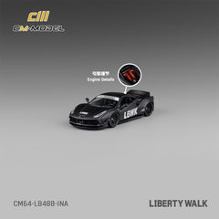 (Pre-Order) 1/64 CM Model CM64-LB488-INA LBWK 488 Matte Black