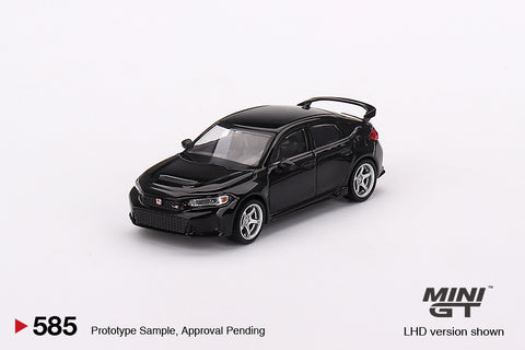 (Pre-Order) 1/64 Mini GT MGT00585-R Honda Civic Type R Crystal Black Pearl 2023 w/ Advan GT Wheel RHD