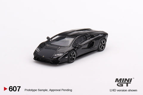 (Pre-Order) 1/64 Mini GT MGT00607-L Lamborghini Countach LPI 800-4 Nero Maia LHD