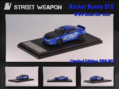 1/64 Street Weapon SWNSS15B Rocket Bunny Silvia S15 Blue