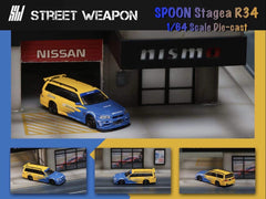 1/64 Street Weapon SWNSR34SB Nissan Stagea R34 Spoon